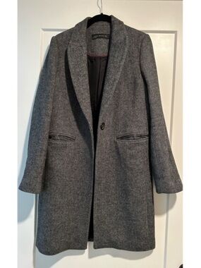 Masculine Herringbone coat